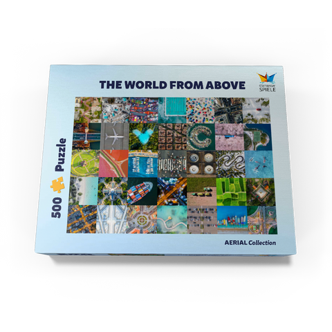 The world from above - aerial views of landscapes and landmarks 500 Jigsaw Puzzle box view1